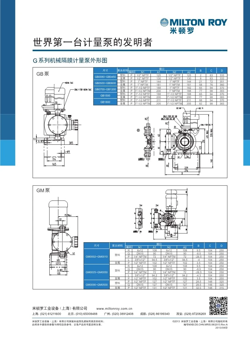 米顿罗计量泵结构图